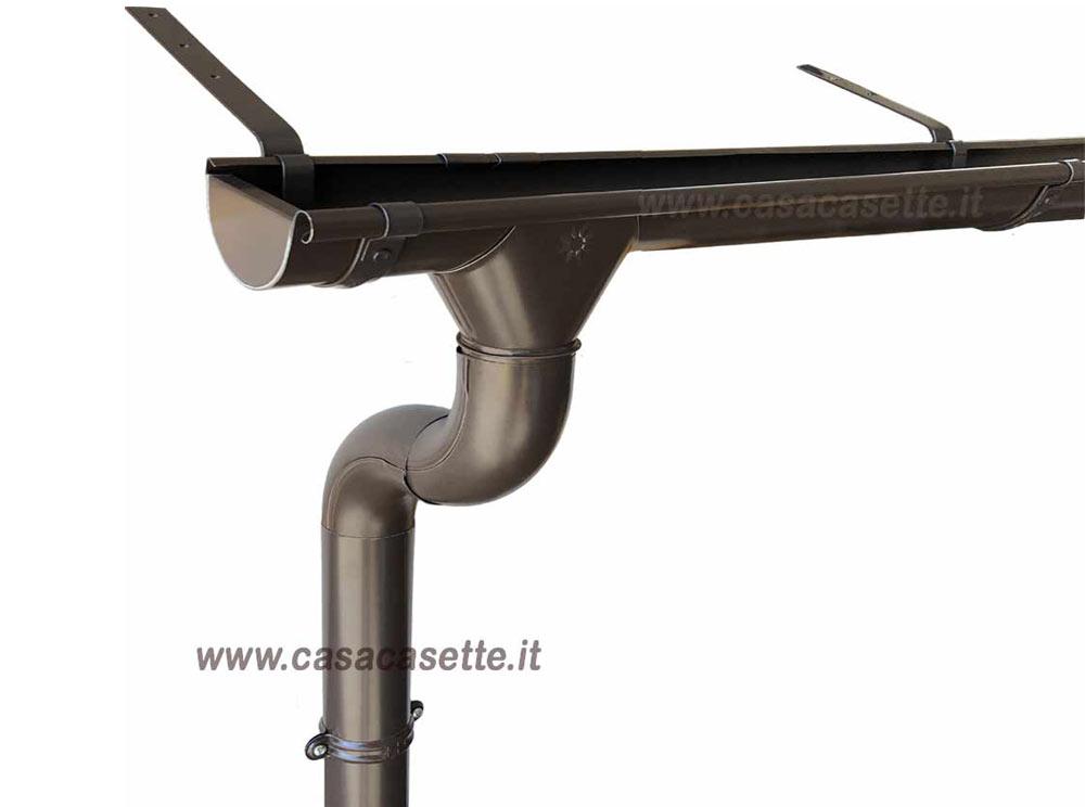 Kit Grondaia casetta 3x25 2 Portic 5 5 Kit Grondaia modello casetta 32x52 Portic 55