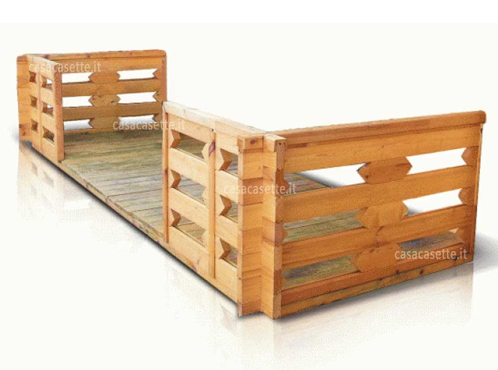 Veranda larghezza 400 cm 35 mm Veranda casetta blockhouse 400cm – 35mm