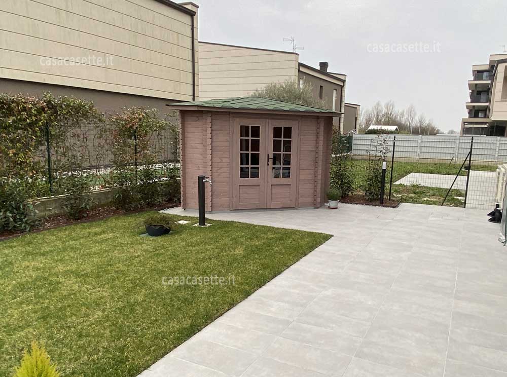 Casetta Padova 24x24 verdi tegole Casetta modello Padova 24x24 verdi tegole