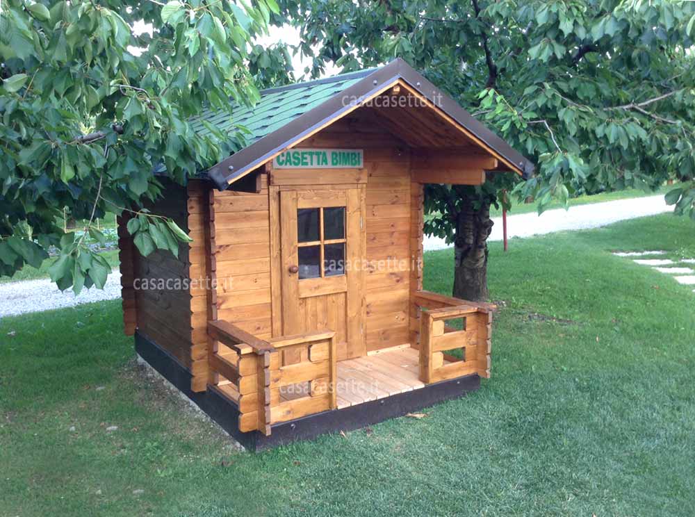 Casetta per bambini 182x254 scossalina Casetta per bambini modello 182x254 scossalina