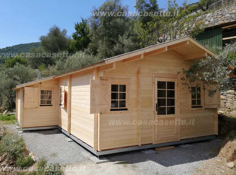 Casetta Treviso 42mq telaio acciaio zincato