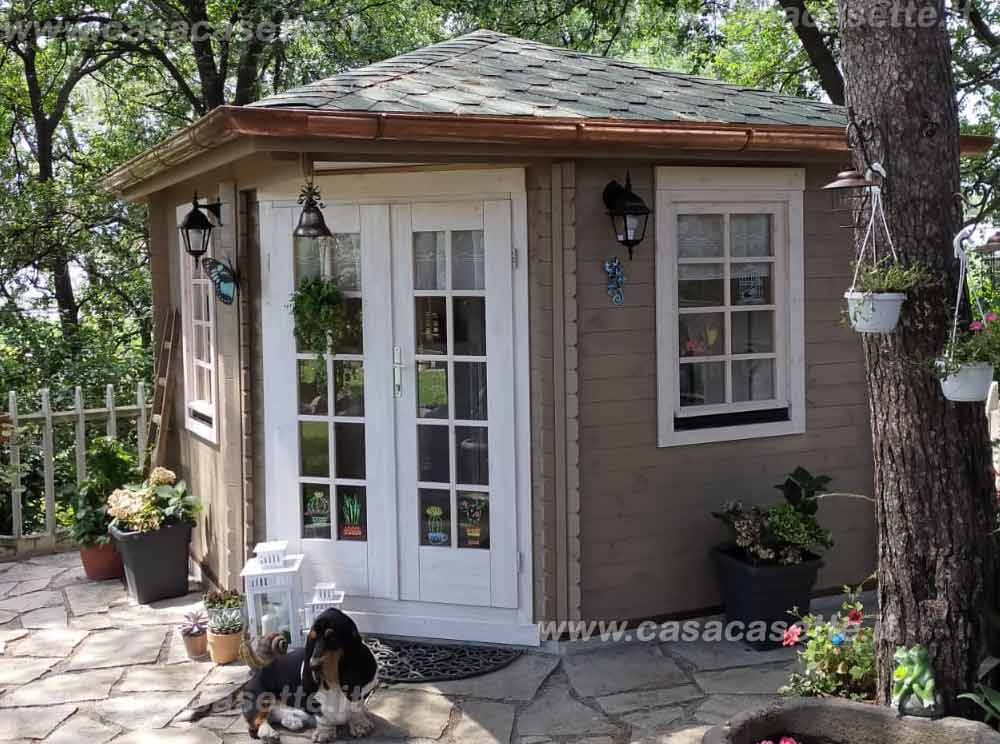 Casetta Venezia 3x3 colore tortora Casetta Venezia 3x3 colore tortora smalto