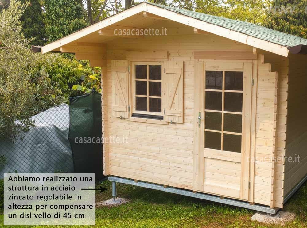 Casetta Verona alzata telaio