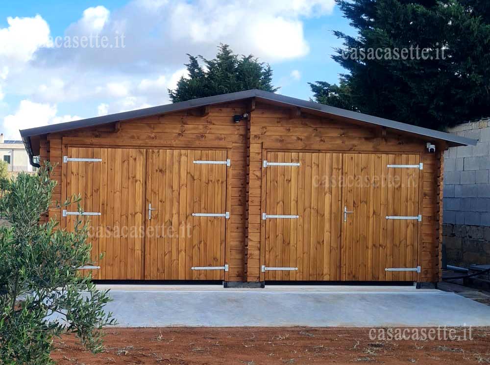 Garage Bergamo 6x6 impregnante Garage modello Bergamo 6x6 impregnante