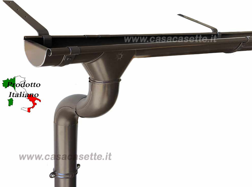 Kit DM 301 349 grondaia italiana Kit modello DM 301-349 grondaia italiana acciaio