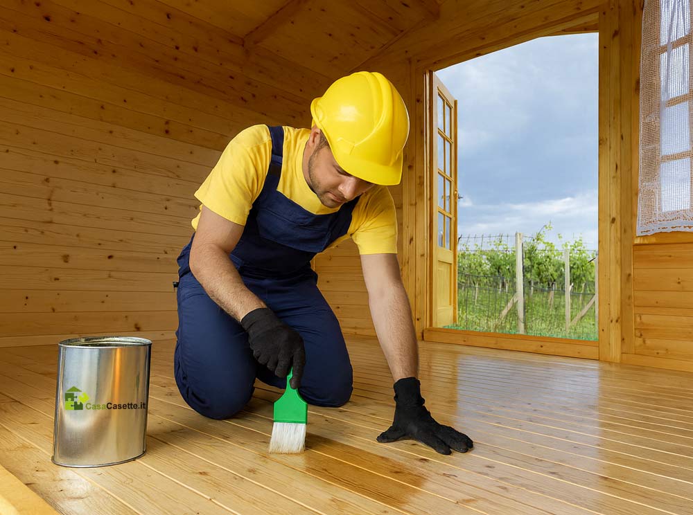 Vernice trasparente bicomponenete stesura Vernice trasparente protettiva bicomponenete stesura