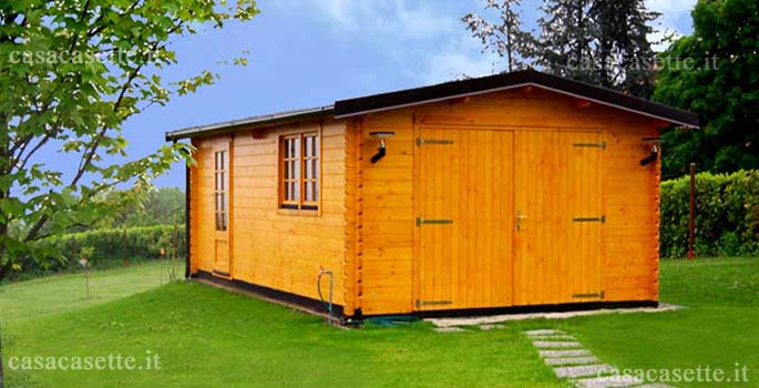 Garage in legno