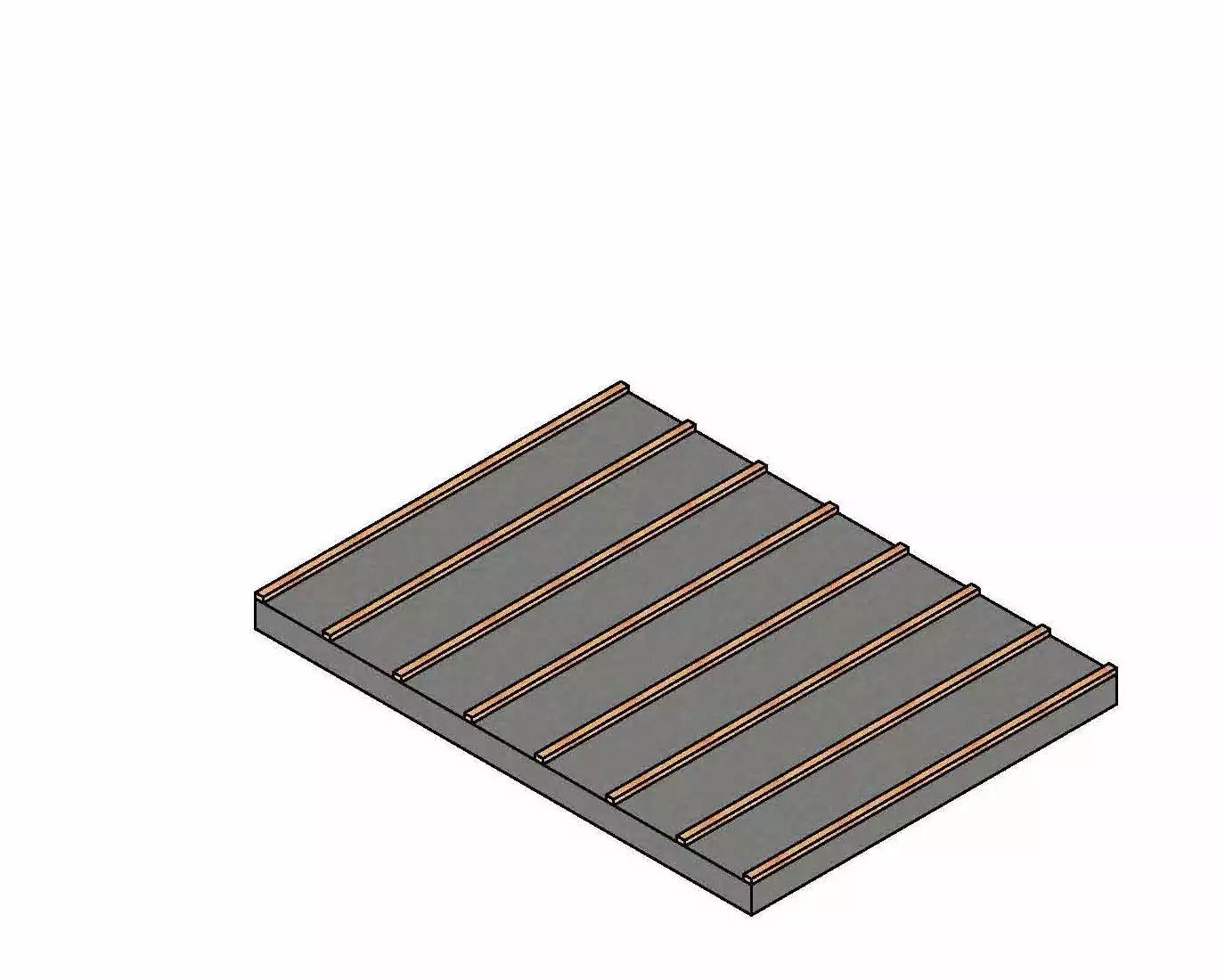 fissaggio travetti base casetta in legno