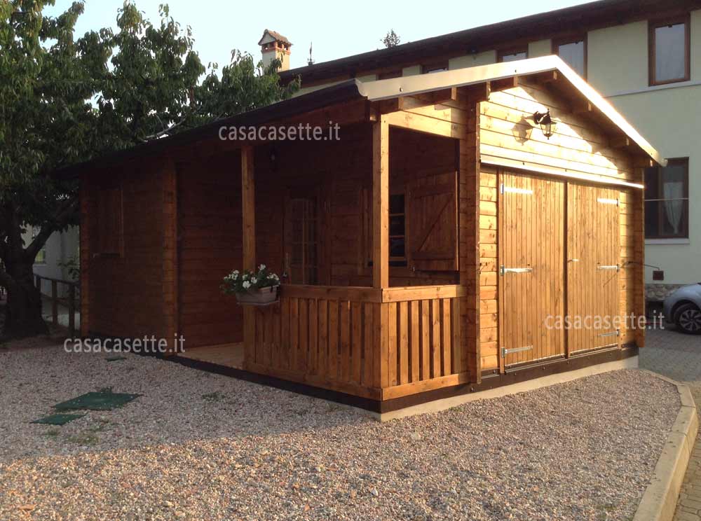 casetta con veranda