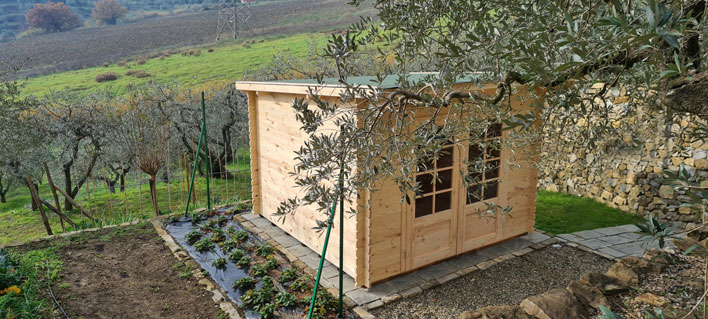 casette in legno per il giardinaggio biologico