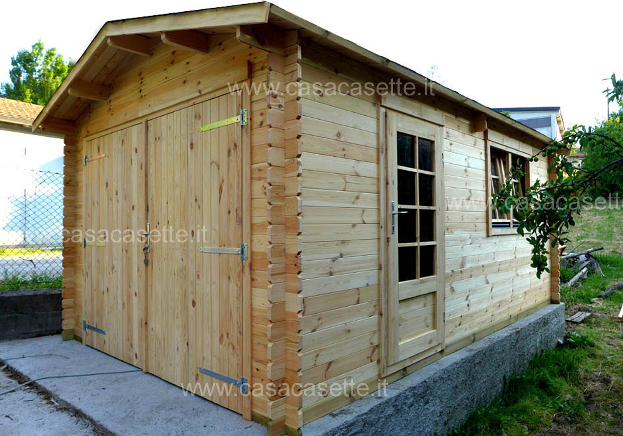 garage in legno prefabbricati