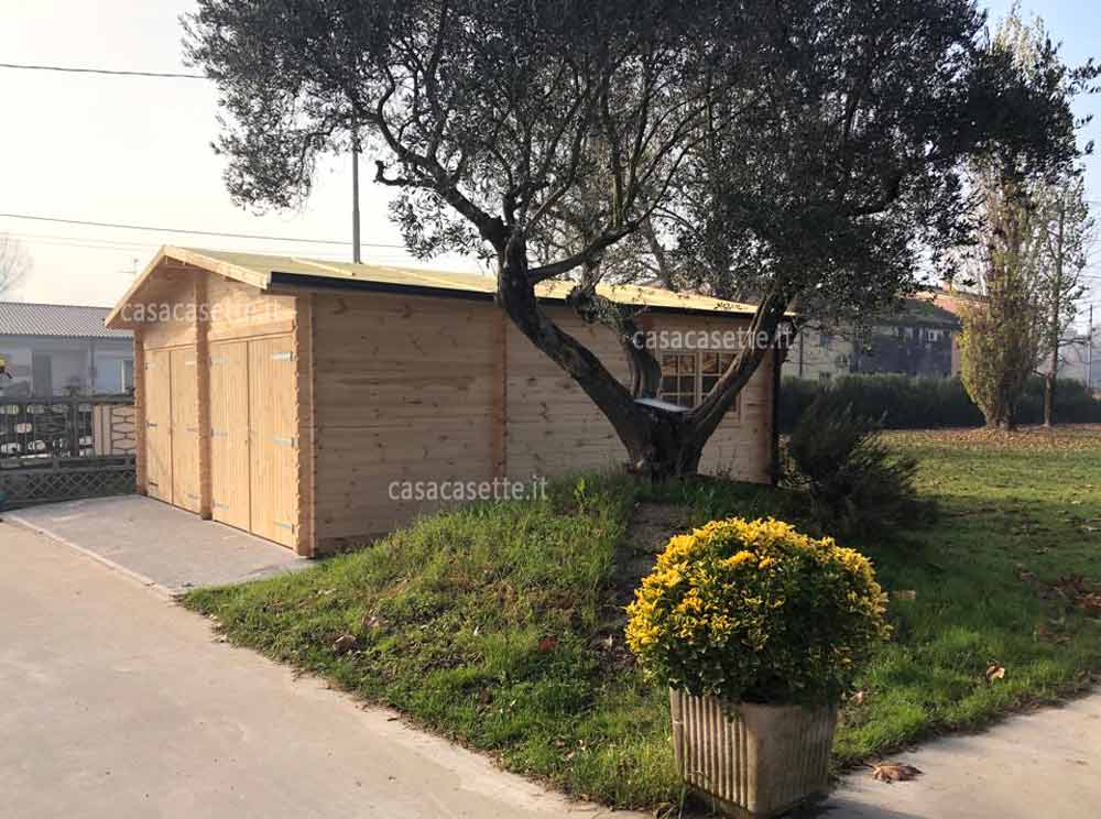 garage in legno prefabbricati