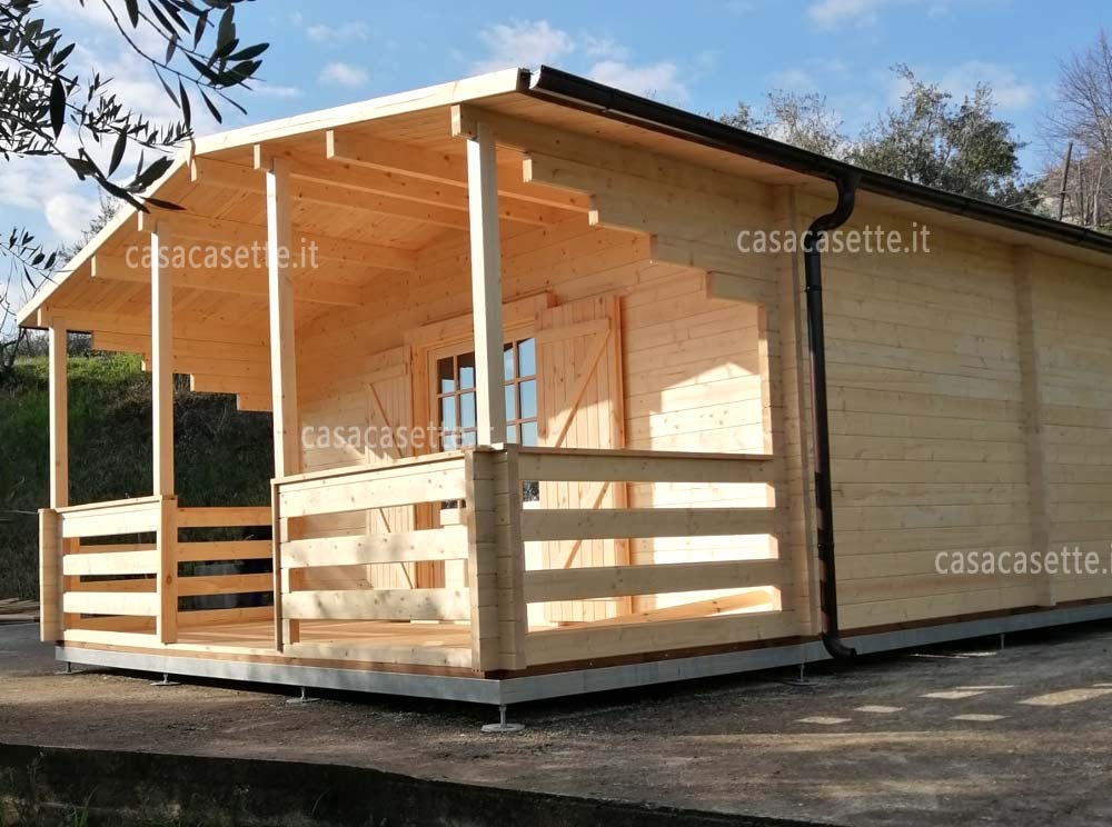 casetta in legno abitabile per coppie
