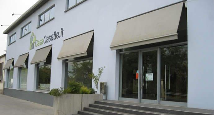 Sede showroom Casacasette strutture in legno