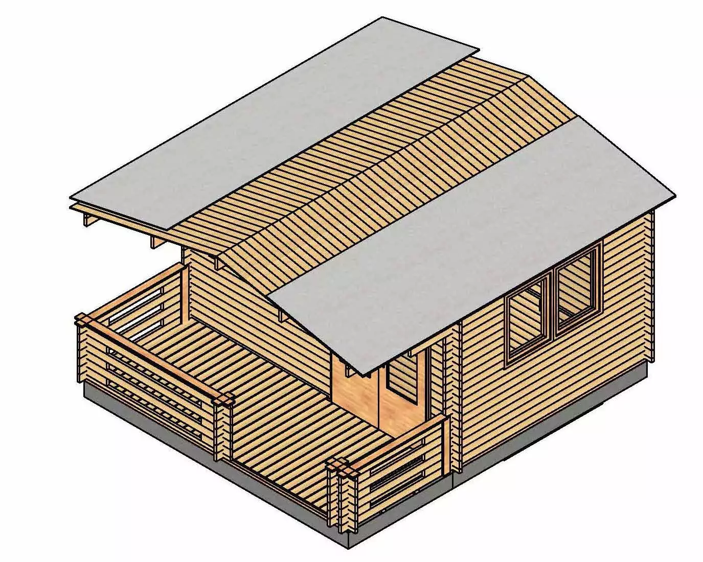 Posizionamento del telo anticondensa casetta legno