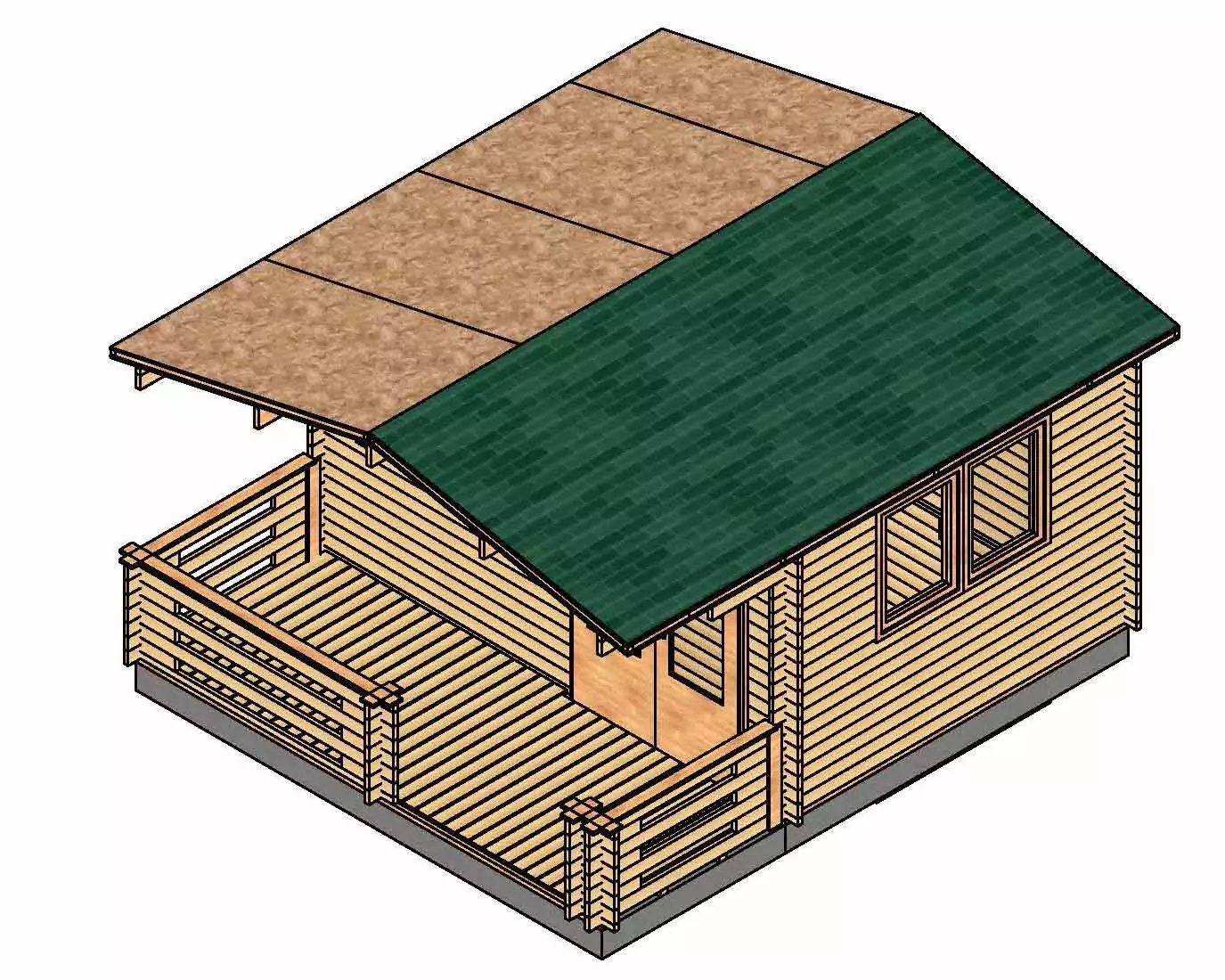 Montaggio Tegole casette in legno