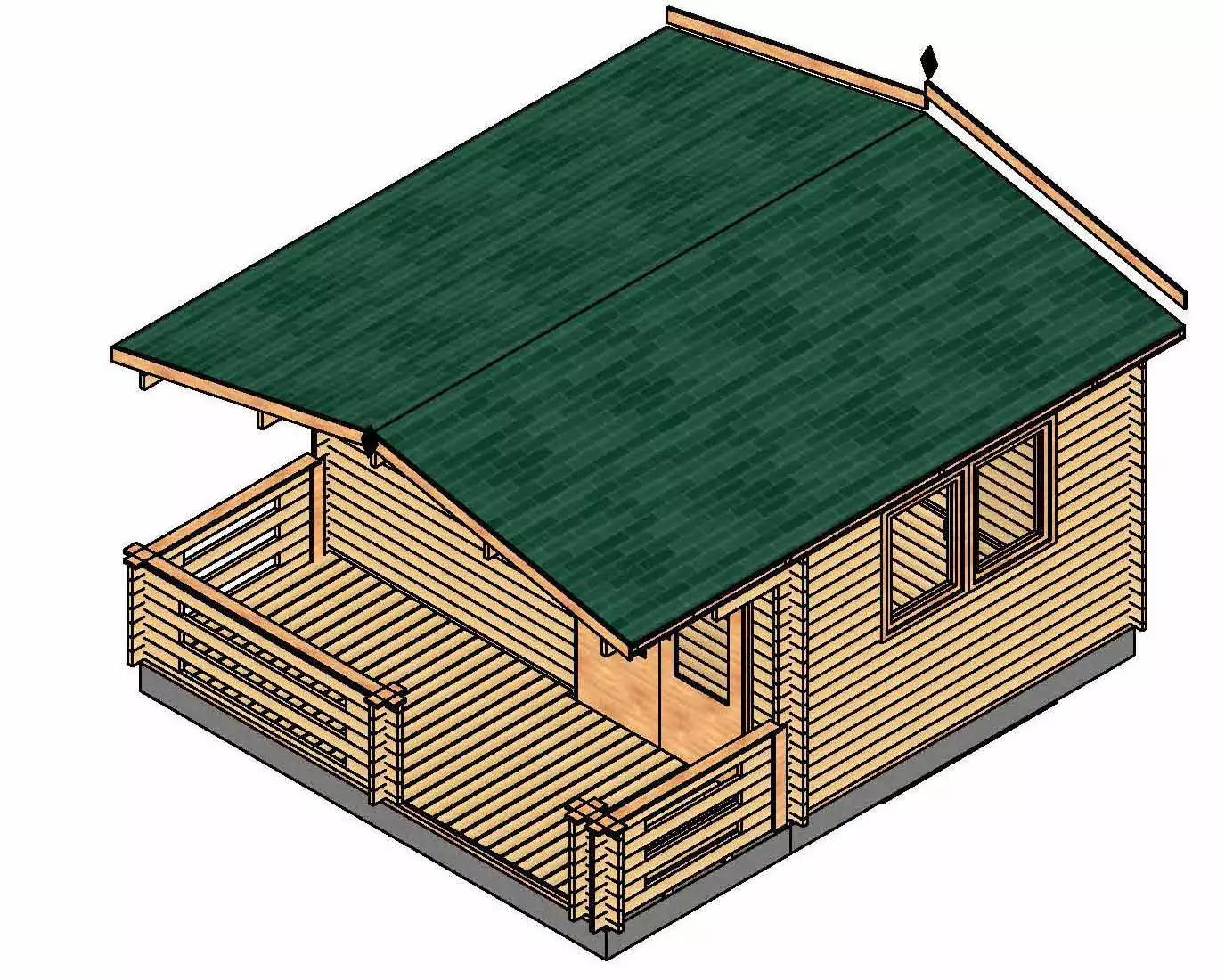 Montaggio Tegole casette in legno
