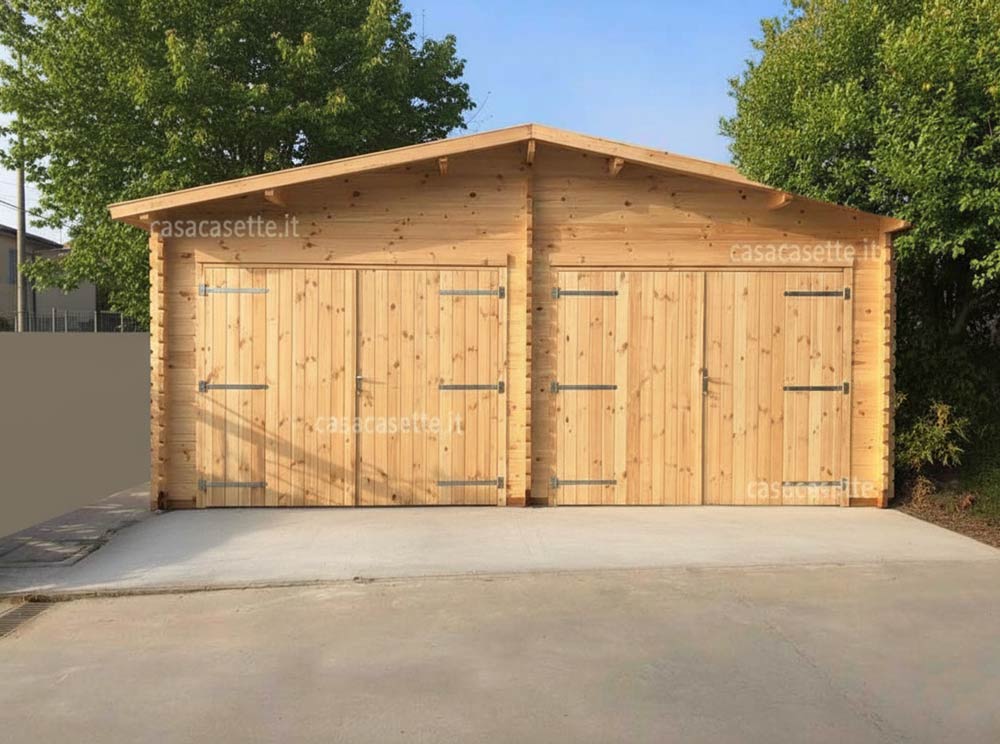 Garage in legno Sondrio