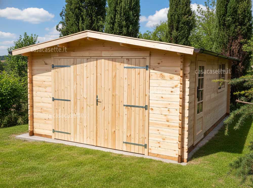 Garage in legno per auto