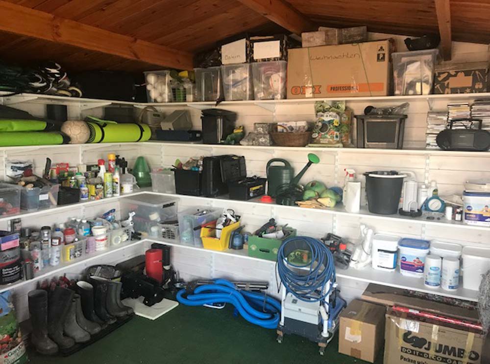 Ricovero attrezzi in legno