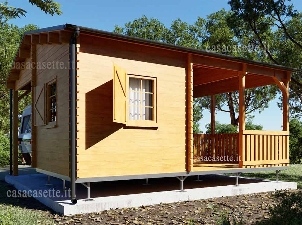 Struttura in legno per glamping