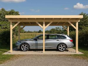 Tettoia in legno carport misure 3x5