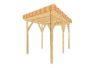 Tettoia carport 4x6