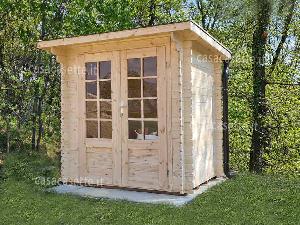 Casetta in legno modello Friuli misure 2x15