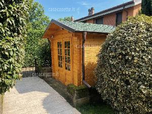 Casetta modello Grosseto misure 25x25 tegola verde