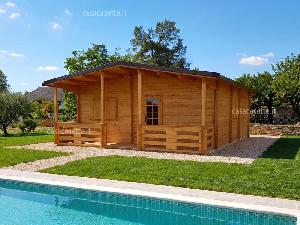 Casetta modello Lazio misure 50mq scossaline