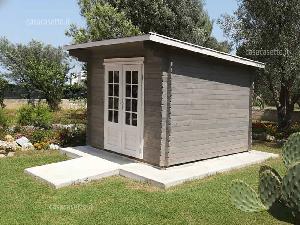Casetta modello Modena misure 3x3 grigia