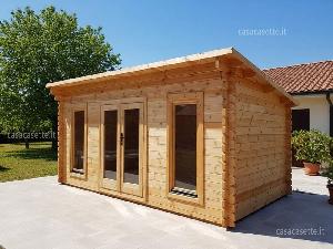 Casetta modello Napoli misure 5x3 colore miele