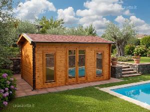Casetta in legno Siracusa misure 5x4 miele