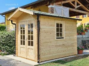 Casetta modello Trento misure 2x3 doppia falda