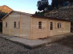 Casetta in legno modello Arezzo misure 10x7