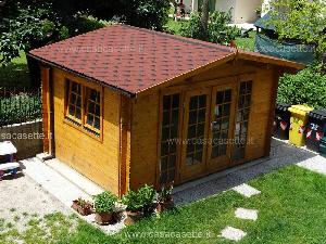 Casetta in legno modello Bologna misure 4x3