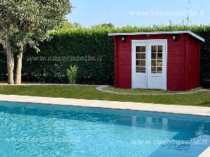 Casetta in legno modello Mantova misure 3x2