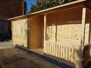 Casetta in legno modello Monza misure 62x47