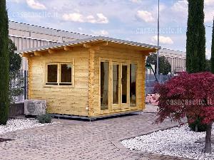 Casetta in legno modello Rimini misure 4x3