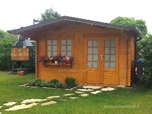 Casetta in legno modello Roma misure 4x3
