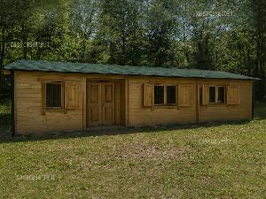 Casetta in legno modello Andorra misure 90mq
