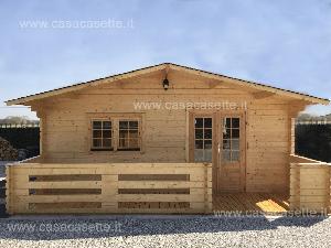Casetta in legno modello Lombardia misure 6x6