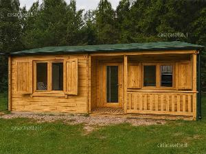 Casetta in legno modello Portofino misure 50mq