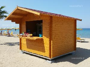 Chiosco fisso modello 3x25 spiaggia