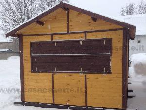 Chiosco smontabile in legno misure 3x2