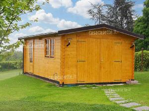 Garage modello Varese misure 4x6 colore miele