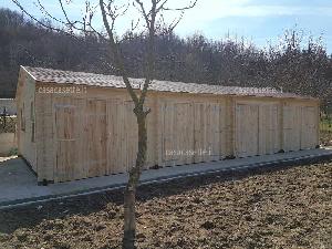 Garage in legno modello Pavia misure 6x6