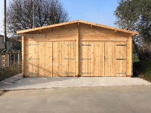 Garage in legno modello Sondrio misure 6x6