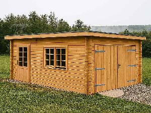 Garage in legno modello Genova misure 32x52