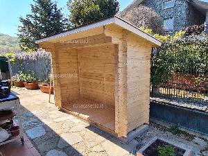 Legnaia in legno misure 3x1